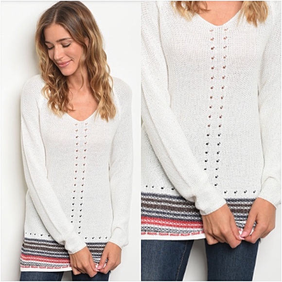 Cozy Lightweight Knit Sweater Tunic SML - Picture 4 of 6